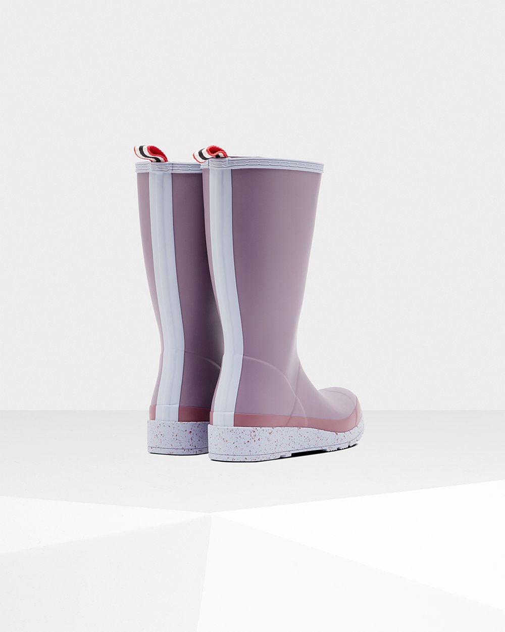 Hunter Play Çizme Bayan Mor - Original Tall Speckle Rain - Türkiye VM9562813